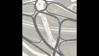 Route 50 and southbound Route 291, an animation