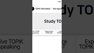 Access dozens of TOPIK tests for free