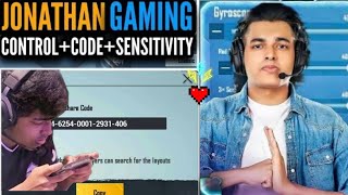 Jonathan Control Code & Sensitivity Code || Jonathan New Sensitivity || best 2 finger thumb controls