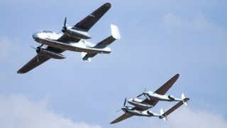 The Flying Bulls B-25 and P-38