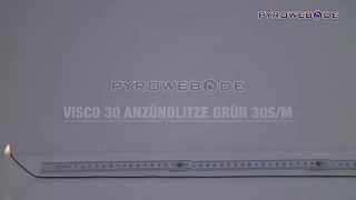 VISCO 30, Anzündlitze (Zündschnur) grün 30 s/m - 10m Rolle