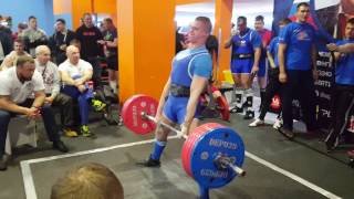 Deadlift 584 lbs @ 189,5 lbs b/w teen 18-19 NORM OF MASTER OF SPORTS