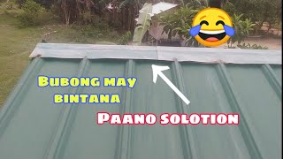 Paano ang solution sa ganitong bubong ( longspan)