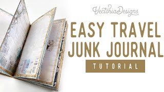 Make a Sturdy Fabric Cover with any Printable Design | Easy Travel Journal Tutorial