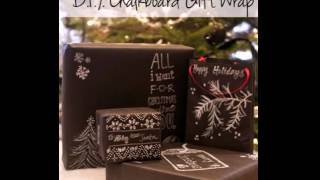 DIY Chalkboard Gift Wrap