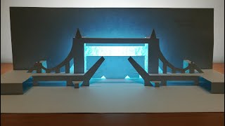 3D Tower Bridge Card｜Pop Up Card｜Kirigami｜Paper Art｜Origami｜倫敦塔橋彈出卡片 #300