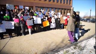 Protest march in New Bedford (13 Dec, 2014)