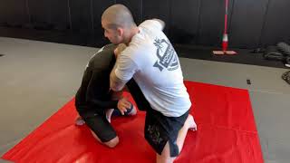 Basic guillotine choke set up from butterfly guard:Moncaio Brothers JiuJitsu