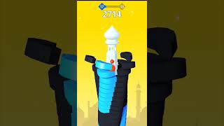 Satisfying Stack Ball gameplay part 1 #stackball #gaming #shorts