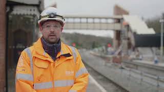 VolkerRailStory joint venture - Footbridge installation in Dore & Totley