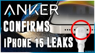 iPhone 15 Details LEAKED by ANKER?! | Apple Wonderlust Event Incoming!