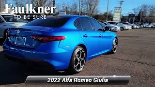 Used 2022 Alfa Romeo Giulia Veloce, Willow Grove, PA N7659091