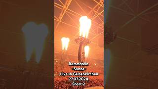 #rammstein - Sonne part.2 | #live @VELTINSArena  Gelsenkirchen  | 27.07.24 Europa Stadium Tour 2024