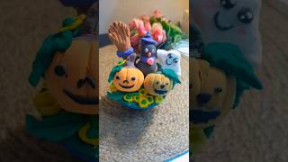 DIY Clay art| Halloween theme|Halloween2023|Clayart #youtubeshorts