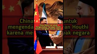 Terlalu Brutal, China minta Iran mengendalikan Serangan Houthi #shortvideo