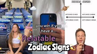 Relatable Zodiac Signs 💫-Jasmine Tiktok Compilations