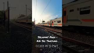 Selamat Pagi KA Sri Tanjung #shorts