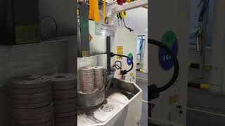 cnc double disc grinding machine , large thickness remove automotive parts stator rotors