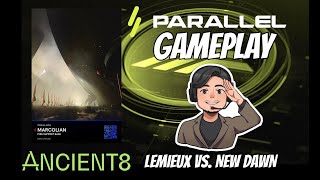 Parallel TCG Gameplay: Marcolian (Lemieux) vs. Shroud (New Dawn)