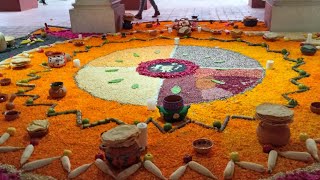 bonito altar prehispánico en Asuncion Atoyaquillo Oaxaca México celebrando el día de muertos