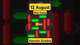 Hamster Kombat Mini-Game 12 August Complete & Collection Withdrawal Key #hamsterkombat