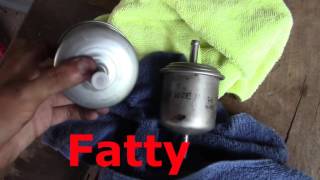 How to install a Fuel Filter on a nissan 240sx