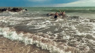 Vilde bølger ved Balka Strand - Dag 4 BORNHOLM VLOG