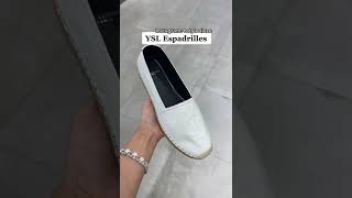 LUXURY MUST HAVES: YSL ESPADRILLES