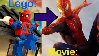 Epic SpiderMan Poses RECREATED IN LEGO!!