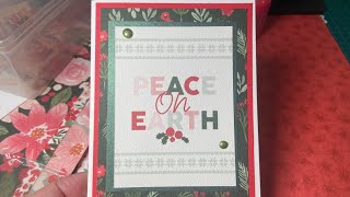 Assembly Line Style Christmas Cards with “Christmas Flora”!!