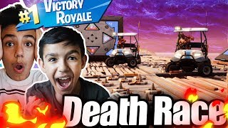 *NEW* DEATH RACE MINI GAME in FORTNITE BATTLE ROYALE!