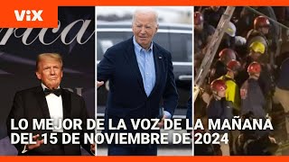 Lo mejor de Noticias Univision de la mañana | viernes 15 de noviembre de 2024