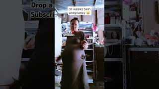 37 weeks twins pregnancy #shorts #foryou #viral #goviral #fypシ #shortsfeed #baby