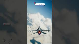 Sneak Attack from Above | F16C Fighting Falcon #shorts #acecombat7