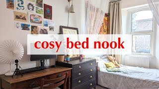 Gap Year Bedroom makeover for my sister | DIY on a budget | Timelapse