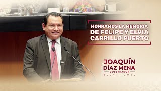 Honramos la memoria de Felipe y Elvia Carrillo Puerto