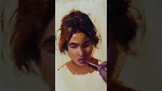 Oil Portrait Painting Tutorial ll Realistic Portrait Painting ll Timelapse ll Rajesh Hirve