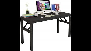 Gootrades 57 x 23.6 x 29.1 (L×W×H) Inch Folding Computer Desk For Home Office Or Workplace Unboxing