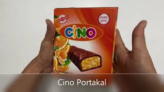 Cino Sütlü Çikolata Kaplı Portakal Aromalı Bar Çikolata 9 gr 100 Adet