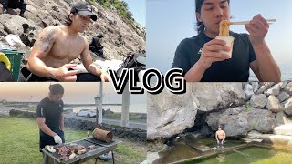 제주살이 VLOG "자연이 주는 낭만 (함덕/바베큐 먹방/범섬/1100고지)"