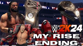 WWE 2K24 My Rise🔥Deadpool Career🤼Part 3 Ending