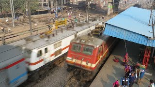 Perfect Time Crossing of High Speed Trains | Rajdhani Express , Mangala Lakshadweep Express.