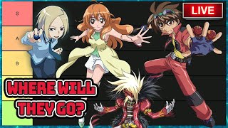 Bakugan Character Tier List! | Jett Kuso LIVE!