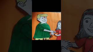 2D Chart Rakshabandhan | Rakshabandhan drawing #rakhidrawing #rakshabandhanchart #2dchart #ytshorts