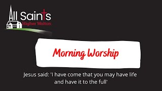 Morning Worship Sunday 8th January 2023