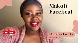 South African Makoti Makeup: Imicimbi Facebeat Tutorial