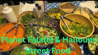 Falafel & Halloumi wraps Street Food l London l UK 🇬🇧