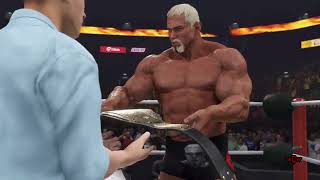 WWE 2K24 SCOTT STEINER VS HULK HOGAN WCW WORLD HEAVYWHEIGHT CHAMPIONSHIP