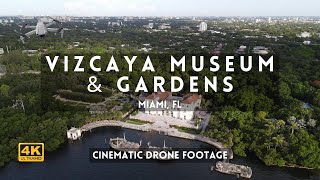 Vizcaya Gardens [Miami Cinematic Drone Footage in 4k]