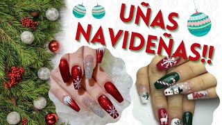 UÑAS NAVIDAD!! Fiesta para tus manos!! Merry Christmas!!